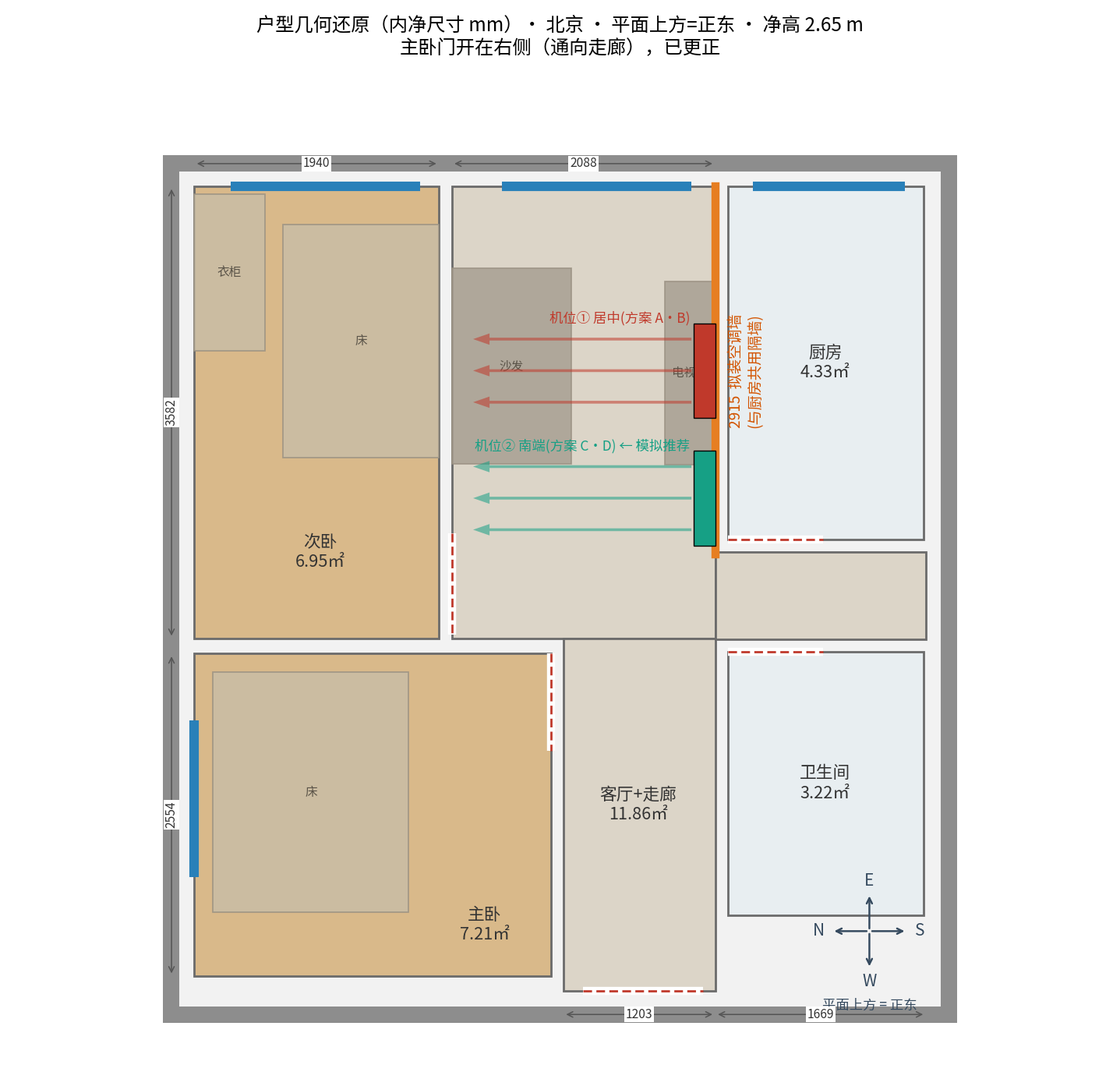 户型几何还原